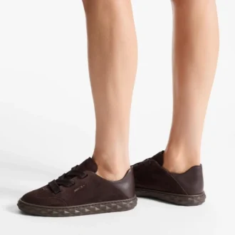 Diamond Light Flex F Sneakers in pelle scamosciata e pelle color cioccolato Diamond Light Flex F Sneakers in pelle scamosciata e pelle color cioccolato