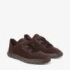 Diamond Light Flex F Sneakers in pelle scamosciata e pelle color cioccolato