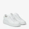 Diamond Light Maxi F Sneakers basse in pelle nappa bianca con suola a zeppa