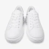 Diamond Maxi F II Sneakers in pelle nappa glitterata bianca e argento