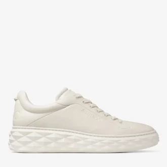 Diamond Maxi M Ii Sneakers con plateau in pelle nappa color gesso