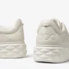 Diamond Maxi M Ii Sneakers con plateau in pelle nappa color gesso Diamond Maxi M Ii Sneakers con plateau in pelle nappa color gesso