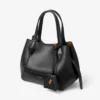 Diamond Tote Borsa tote piccola in pelle di vitello nera Diamond Tote Borsa tote piccola in pelle di vitello nera