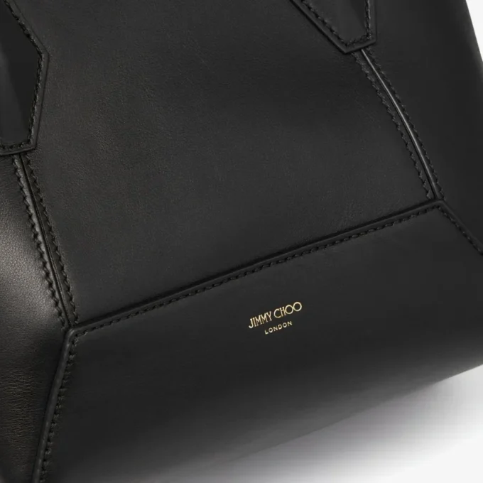 Diamond Tote Borsa tote piccola in pelle di vitello nera Diamond Tote Borsa tote piccola in pelle di vitello nera