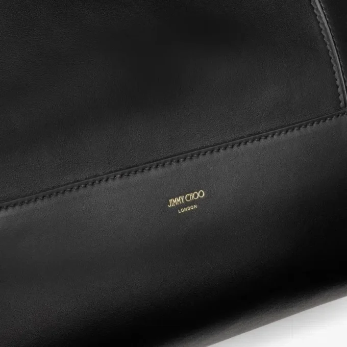 Diamond Tote Large Borsa tote in pelle di vitello nera Diamond Tote Large Borsa tote in pelle di vitello nera