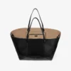 Diamond Tote Large Borsa tote in pelle di vitello nera Diamond Tote Large Borsa tote in pelle di vitello nera
