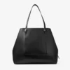 Diamond Tote Large Borsa tote in pelle di vitello nera Diamond Tote Large Borsa tote in pelle di vitello nera