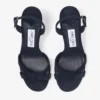 Elsy 70 in pelle scamosciata color marine