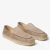 Espadrillas Shenton in camoscio velour color pietra Espadrillas Shenton in camoscio velour color pietra
