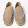 Espadrillas Shenton in camoscio velour color pietra Espadrillas Shenton in camoscio velour color pietra