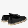 Espadrillas Shenton in pelle nera martellata Espadrillas Shenton in pelle nera martellata