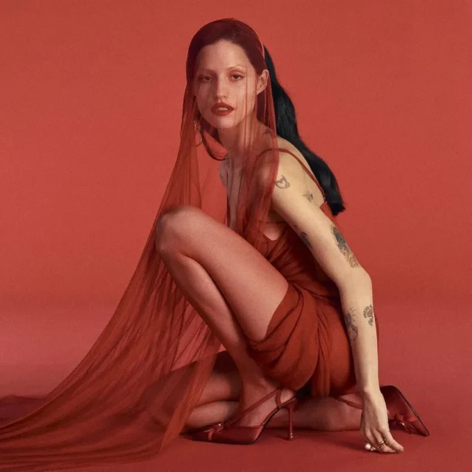 Faya 95 Décolleté con cinturino posteriore in raso rosso rubino e gros-grain