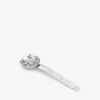 Fermaglio per capelli Fermaglio per capelli con cristallo e finitura argento Fermaglio per capelli Fermaglio per capelli con cristallo e finitura argento