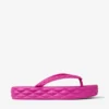 Infradito Diamond in gomma fucsia