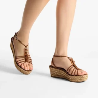 lemi wedge 100 zeppe in pelle scamosciata mix color cuoio con perline 2 330x330 - Lemi Wedge 100 Zeppe in pelle scamosciata mix color cuoio con perline
