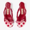 Liss 35 Mix Rosso Rubino Sandali mules in cotone a quadretti misti con fiocco a quadretti Liss 35 Mix Rosso Rubino Sandali mules in cotone a quadretti misti con fiocco a quadretti