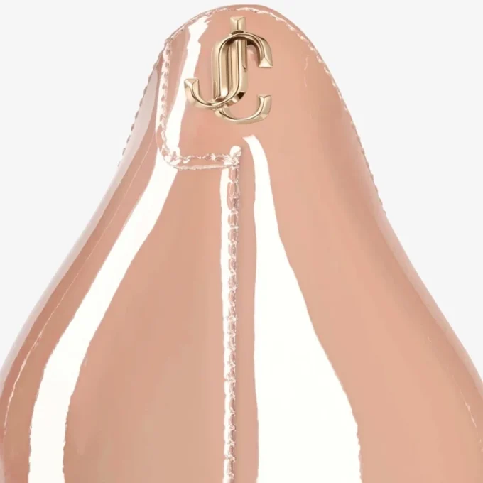 Love 85 Décolleté a punta in vernice rosa ballet con emblema JC Love 85 Décolleté a punta in vernice rosa ballet con emblema JC