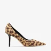 Love 85 Décolleté in cavallino con stampa leopardata naturale Love 85 Décolleté in cavallino con stampa leopardata naturale