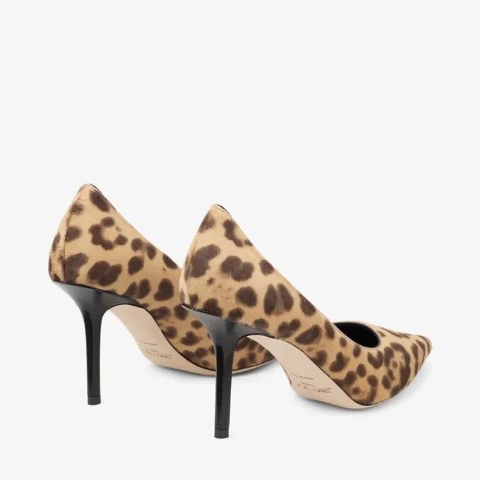 Love 85 Décolleté in cavallino con stampa leopardata naturale Love 85 Décolleté in cavallino con stampa leopardata naturale