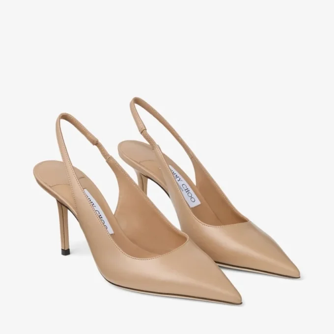 Love Sling Back 85 Chai – Sandali con cinturino posteriore in pelle di vitello Love Sling Back 85 Chai – Sandali con cinturino posteriore in pelle di vitello