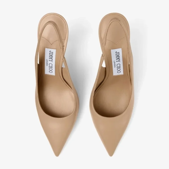Love Sling Back 85 Chai – Sandali con cinturino posteriore in pelle di vitello Love Sling Back 85 Chai – Sandali con cinturino posteriore in pelle di vitello