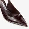 Love Sling Back 85 Sambuco – Décolleté con cinturino posteriore in pelle goffrata effetto coccodrillo lucida Love Sling Back 85 Sambuco – Décolleté con cinturino posteriore in pelle goffrata effetto coccodrillo lucida