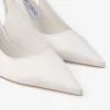 Love Sling Back 85 Sandali con cinturino posteriore in raso avorio Love Sling Back 85 Sandali con cinturino posteriore in raso avorio