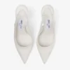 Love Sling Back 85 Sandali con cinturino posteriore in raso avorio Love Sling Back 85 Sandali con cinturino posteriore in raso avorio