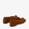 Margot Flat Ballerine in pelle scamosciata marrone chiaro Margot Flat Ballerine in pelle scamosciata marrone chiaro
