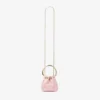 Mini borsa a secchiello in raso rosa Bon Bon e pizzo Jimmy Choo Mini borsa a secchiello in raso rosa Bon Bon e pizzo Jimmy Choo