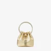 Mini borsa Bon Bon in nappa metallizzata dorata Mini borsa Bon Bon in nappa metallizzata dorata