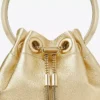 Mini borsa Bon Bon in nappa metallizzata dorata Mini borsa Bon Bon in nappa metallizzata dorata