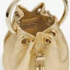 Mini borsa Bon Bon in nappa metallizzata dorata Mini borsa Bon Bon in nappa metallizzata dorata