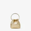 Mini borsa Bon Bon in nappa metallizzata dorata Mini borsa Bon Bon in nappa metallizzata dorata