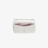 Mini borsa con fiocco morbido Mini borsa in raso avorio con fiocco in cristallo Mini borsa con fiocco morbido Mini borsa in raso avorio con fiocco in cristallo