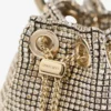 Mini borsa Micro Bon Bon in rete di cristalli color champagne Mini borsa Micro Bon Bon in rete di cristalli color champagne
