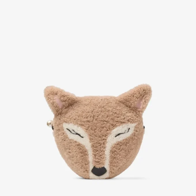 Mini borsa Soft Fox Mini borsa Fox in shearling color caramello Mini borsa Soft Fox Mini borsa Fox in shearling color caramello