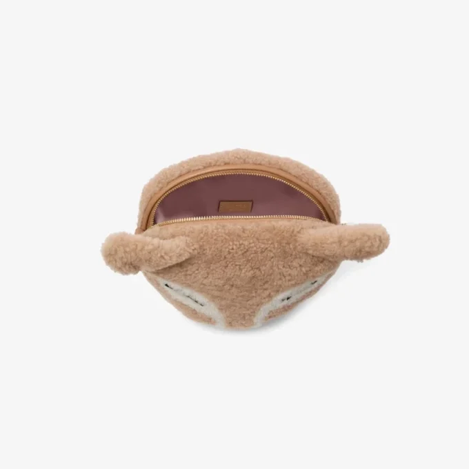 Mini borsa Soft Fox Mini borsa Fox in shearling color caramello Mini borsa Soft Fox Mini borsa Fox in shearling color caramello