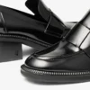 Mocassini con plateau Tylor 60 neri spazzolati Mocassini con plateau Tylor 60 neri spazzolati