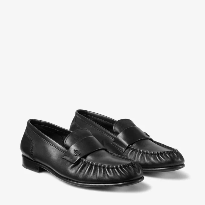 Mocassini Ellis F in morbida pelle nera Mocassini Ellis F in morbida pelle nera