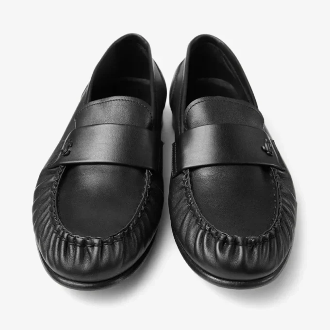 Mocassini Ellis F in morbida pelle nera Mocassini Ellis F in morbida pelle nera