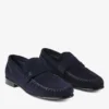 Mocassini Ellis in pelle scamosciata color blu marino Mocassini Ellis in pelle scamosciata color blu marino