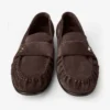 Mocassini Ellis in pelle scamosciata color cioccolato Mocassini Ellis in pelle scamosciata color cioccolato