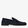 Mocassini Ellis in pelle scamosciata velour color Midnight Mocassini Ellis in pelle scamosciata velour color Midnight