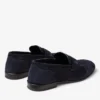 Mocassini Ellis in pelle scamosciata velour color Midnight Mocassini Ellis in pelle scamosciata velour color Midnight