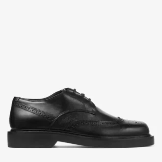 Mocassini Rowan Derby Brogue in pelle vintage nera Mocassini Rowan Derby Brogue in pelle vintage nera