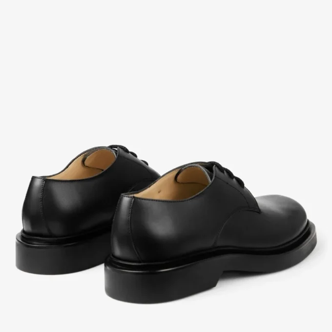 Mocassini Rowan Derby in pelle di vitello Box nera Mocassini Rowan Derby in pelle di vitello Box nera