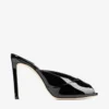 Mule Brigitte 100 in vernice nera