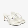 Mules Anise 75 in vernice color latte Mules Anise 75 in vernice color latte