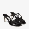 Mules Anise 75 in vernice nera